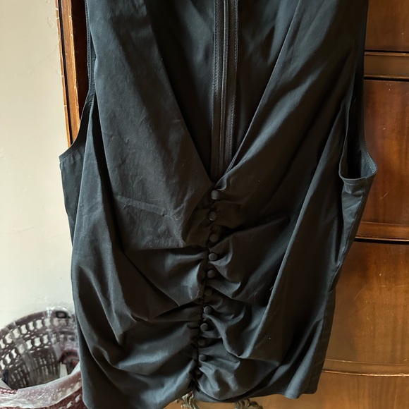 2 nwot never worn whbm tops. Sz 4 (white) sz 6(black). Zip up back - Picture 6 of 6